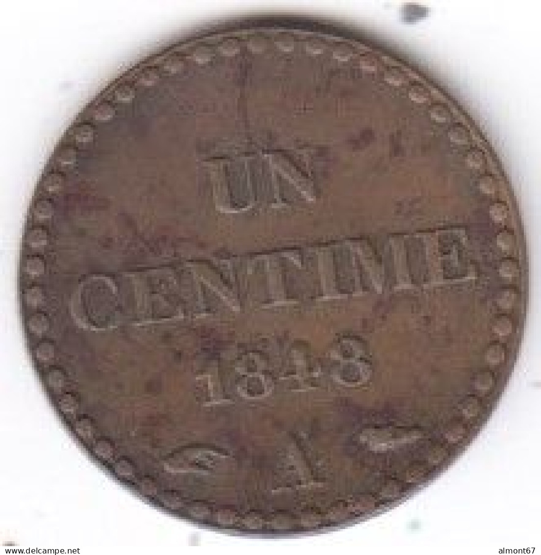 Dupré   - 1 Centime 1848 A - 1 Centime