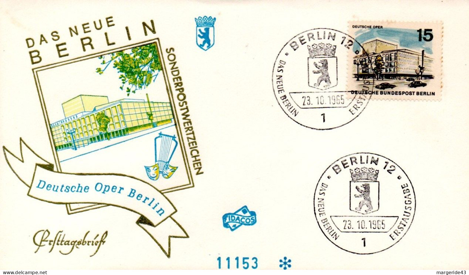 BERLIN FDC 1965 LE NOUVEAU BERLIN - 1948-1970