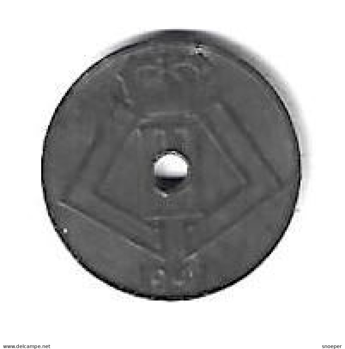 Belguim 5 Centimes 1941 French  Xf+ - 5 Cents