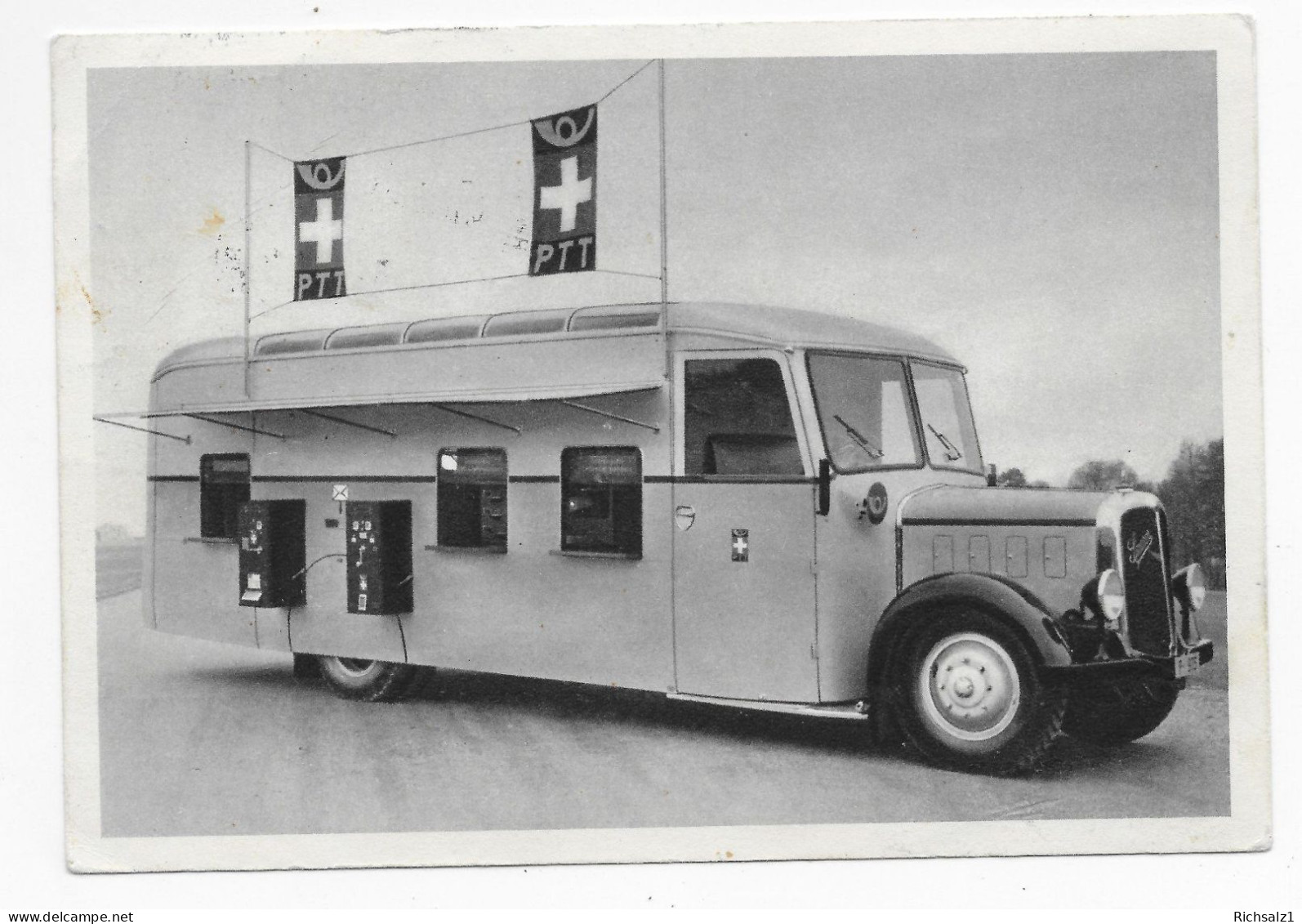 Saurer Automobil-Postbüro, Schweiz.Mustermesse Basel 1937 - Otros & Sin Clasificación