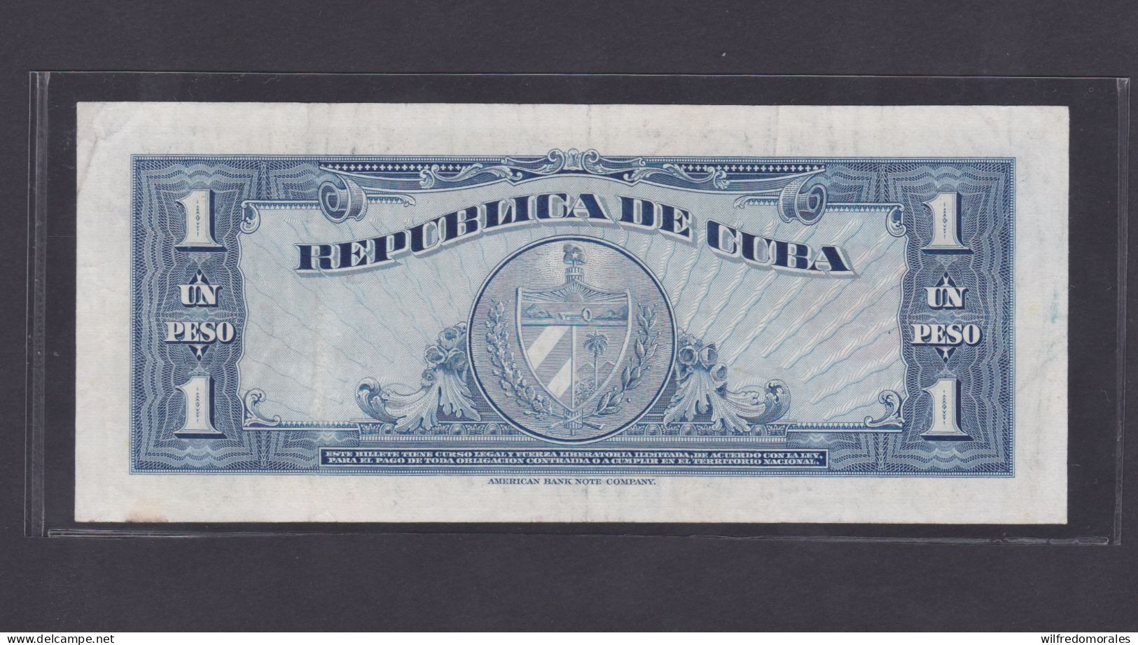 CUBA 1 PESO 1960 EBC/XF - Kuba