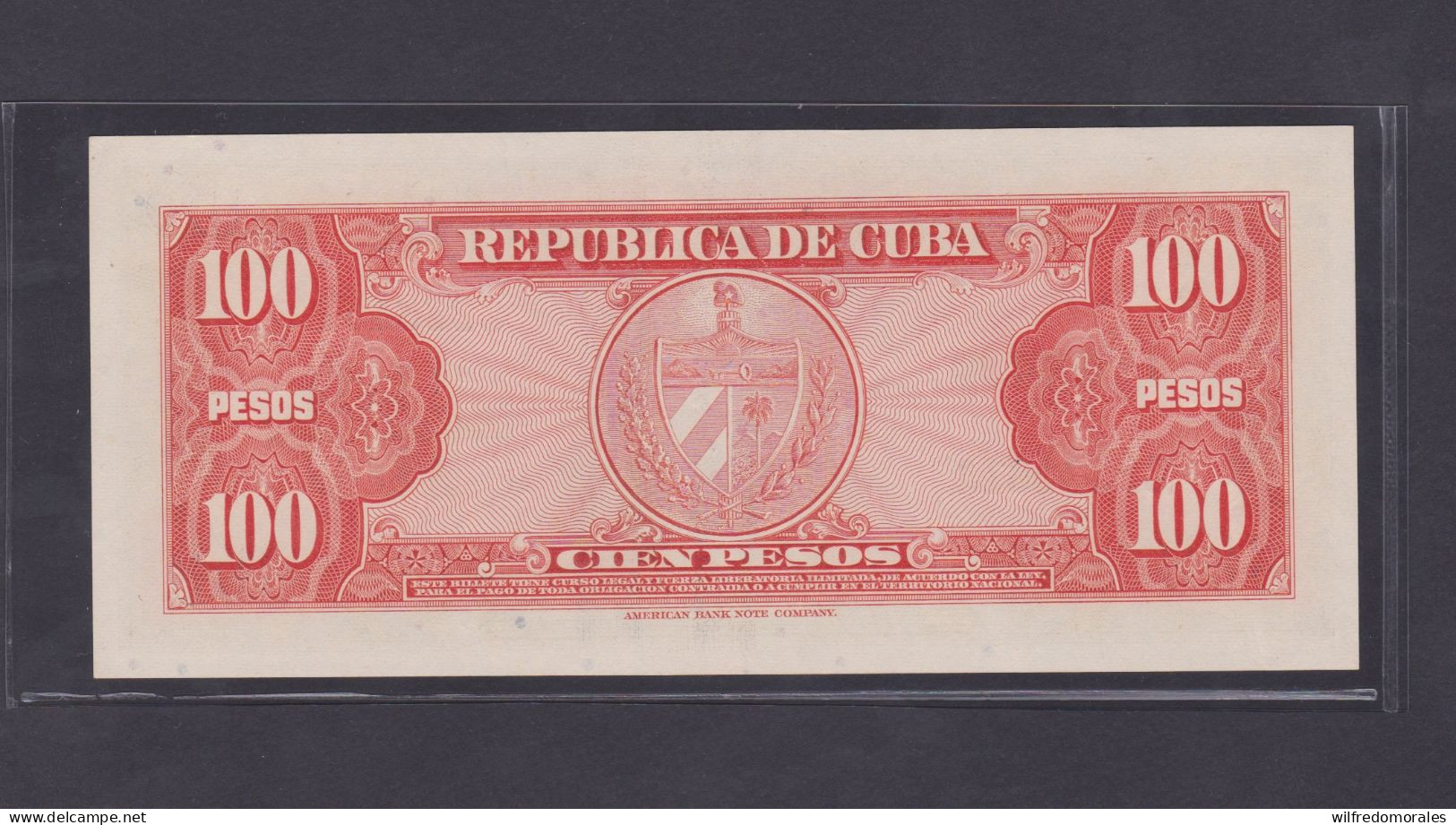 CUBA 100 PESOS 1959 SC/UNC - Cuba