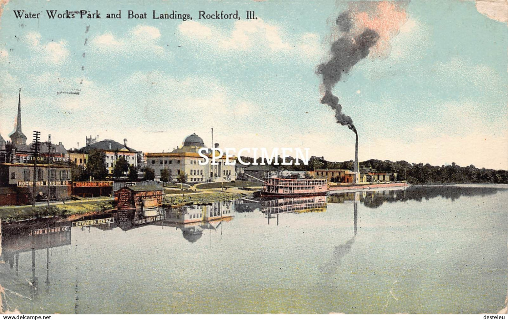 Water Works Park And Boat Landings Rockford - Illinois - Rockford