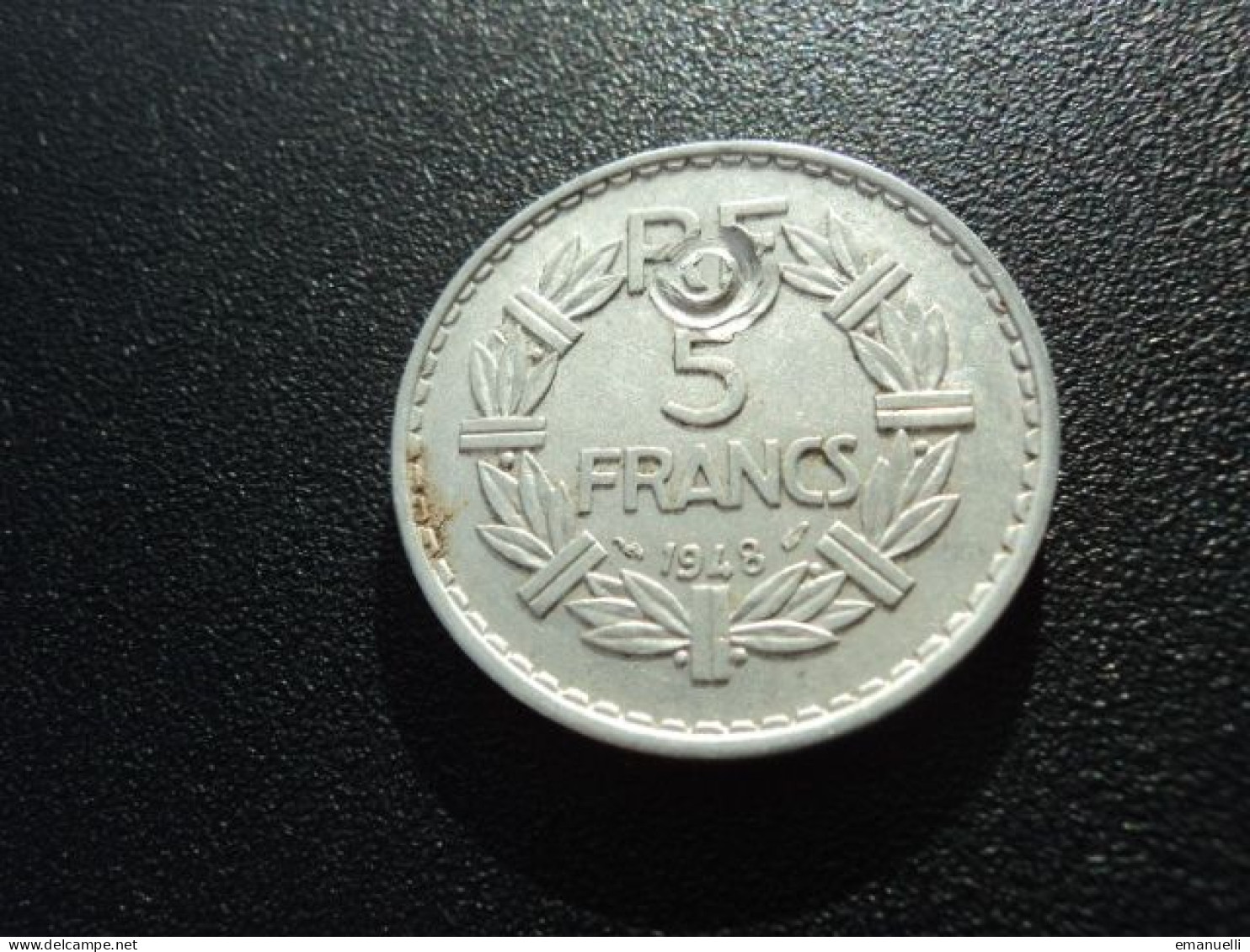 RÉPUBLIQUE FRANÇAISE Artificiellement Abîmée * : 5 FRANCS 1948 F.339.14 / G.766 / KM 888b.1 TTB ** - 5 Francs