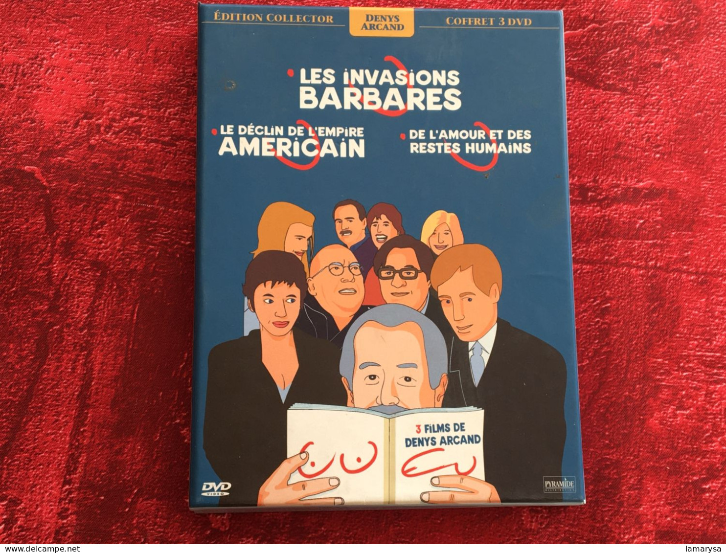 Les Invasions Barbares Cinéma, Coffret De 3 Vidéo DVD Film Comédie: Denis Arcand Déclin De L'empire Américain-Amour & - Drame