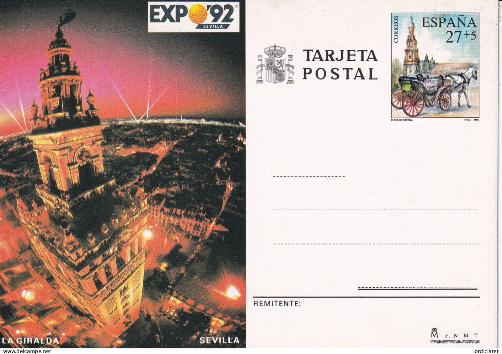 STATIONERY ESPAÑA - 1992 – Sevilla (Spanje)