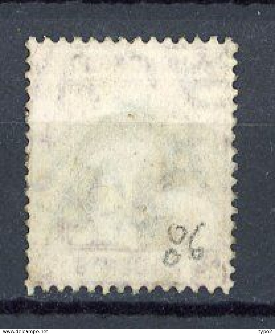 H-K  Yv. N° 86; SG N°83 Fil CA Mult (o) 20c Brun-jaune Et Gris Edouard VII Cote 3 Euro BE  2 Scans - Usados