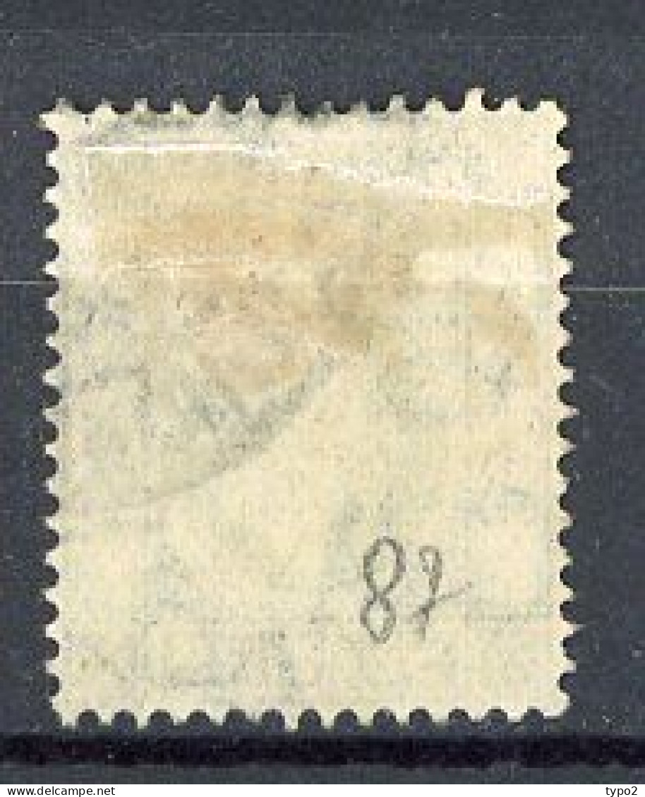 H-K  Yv. N° 87 ; SG N°84 Fil CA Mult (o) 30c Noir Et Vert Edouard VII Cote 18 Euro BE  2 Scans - Gebruikt