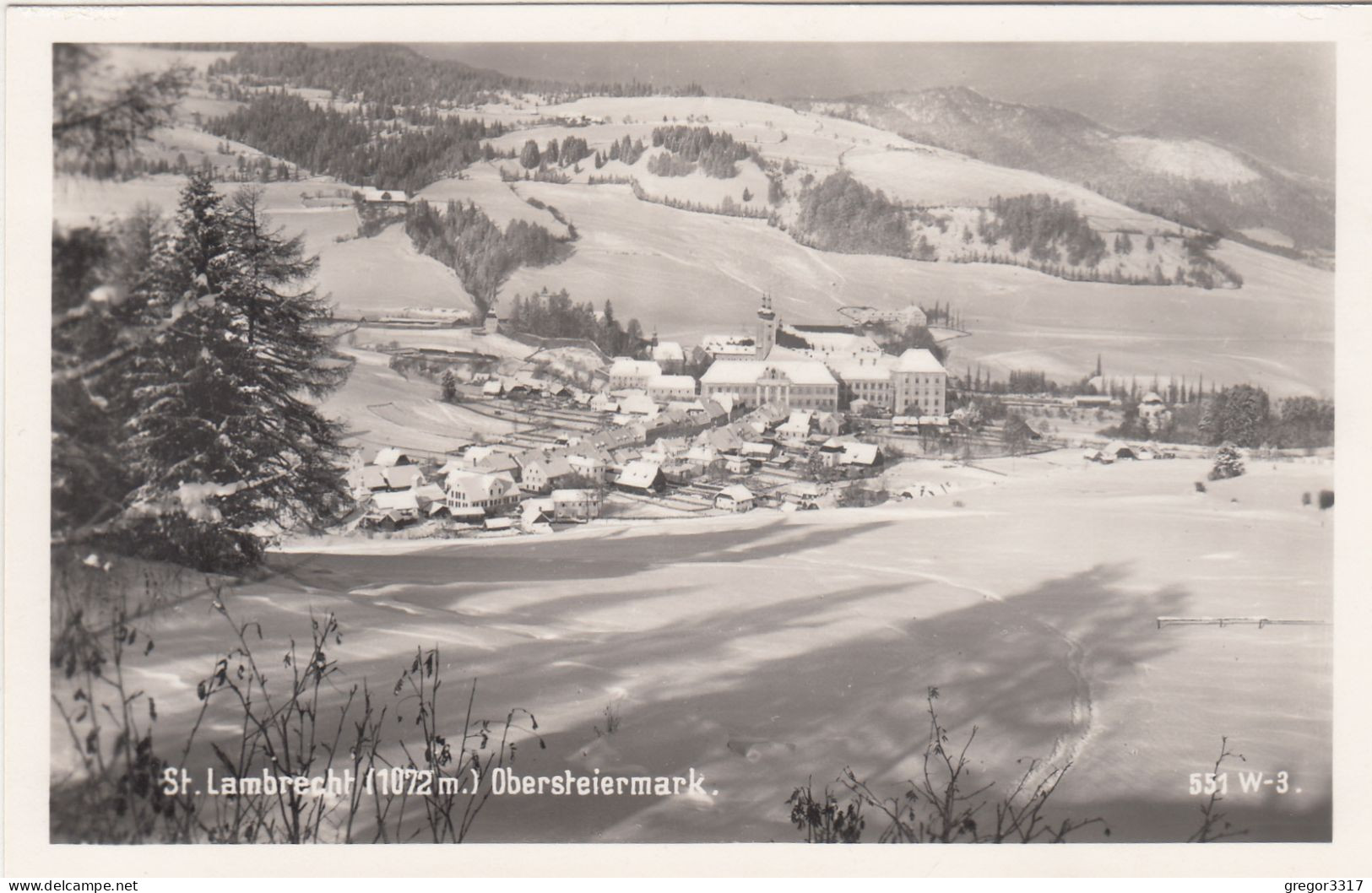 E2146) ST. LAMBRECHT - Obersteiermark - Tief Verschneit - ALT 1956 - St. Lambrecht