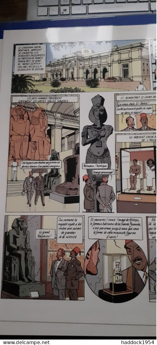 le mystère de la grande pyramide tome 1 BLAKE et MORTIMER EDGAR P. JACOBS golden creek 2013