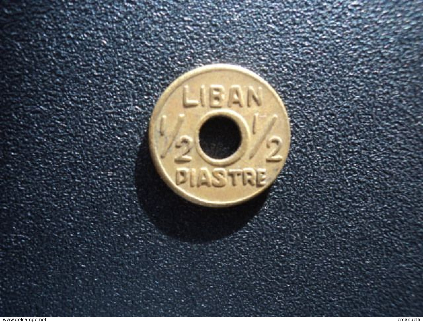 LIBAN * : ÉMISSION LOCAL : 1/2 PIASTRE  ND 1942 - 1945    G.45 / KM 11    SUP 55 ** - Libanon