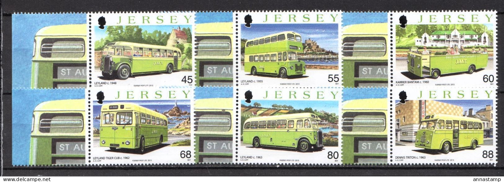 Jersey MNH Set - Bussen