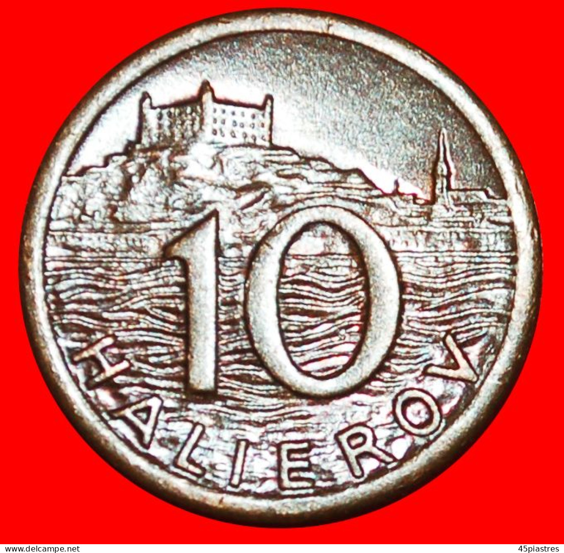 * PUPPET STATE OF GERMANY (1939-1942): SLOVAKIA  10 HELLERS 1939 WAR TIME (1939-1945)!· LOW START ·  NO RESERVE! - Slowakei