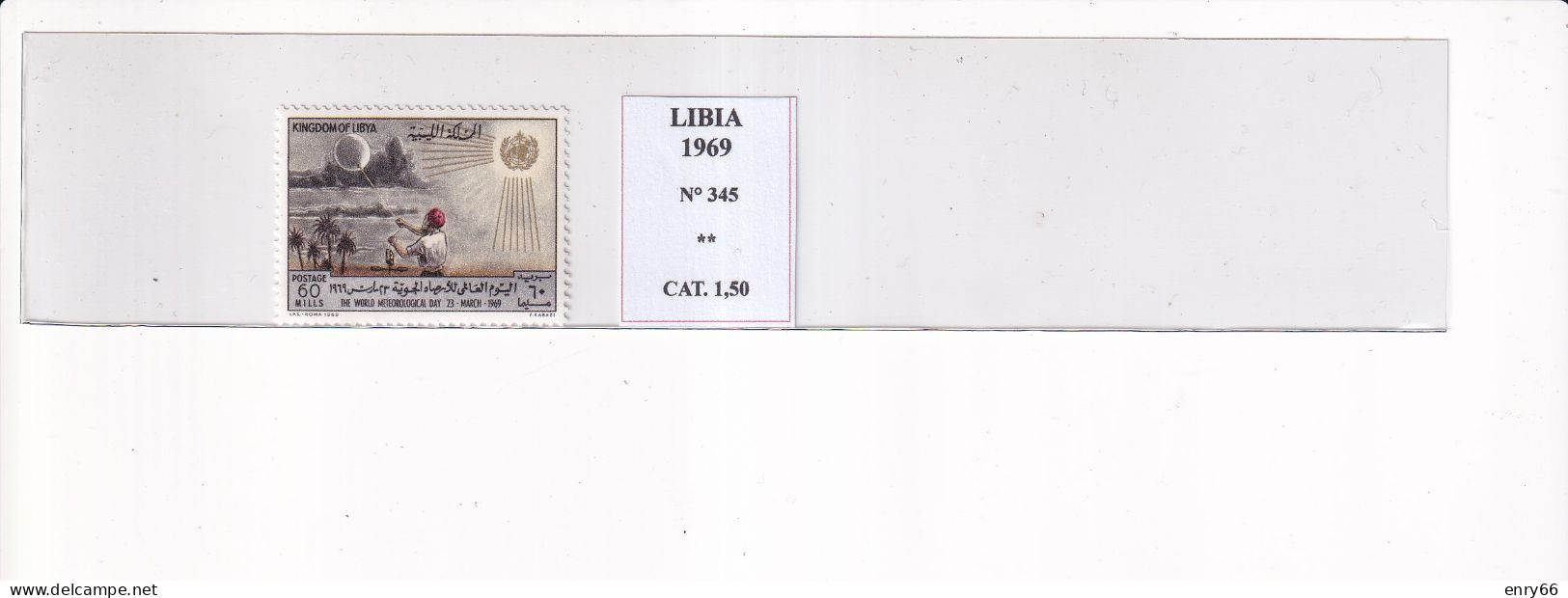 LIBIA 1969 N°345 MNH - Libia