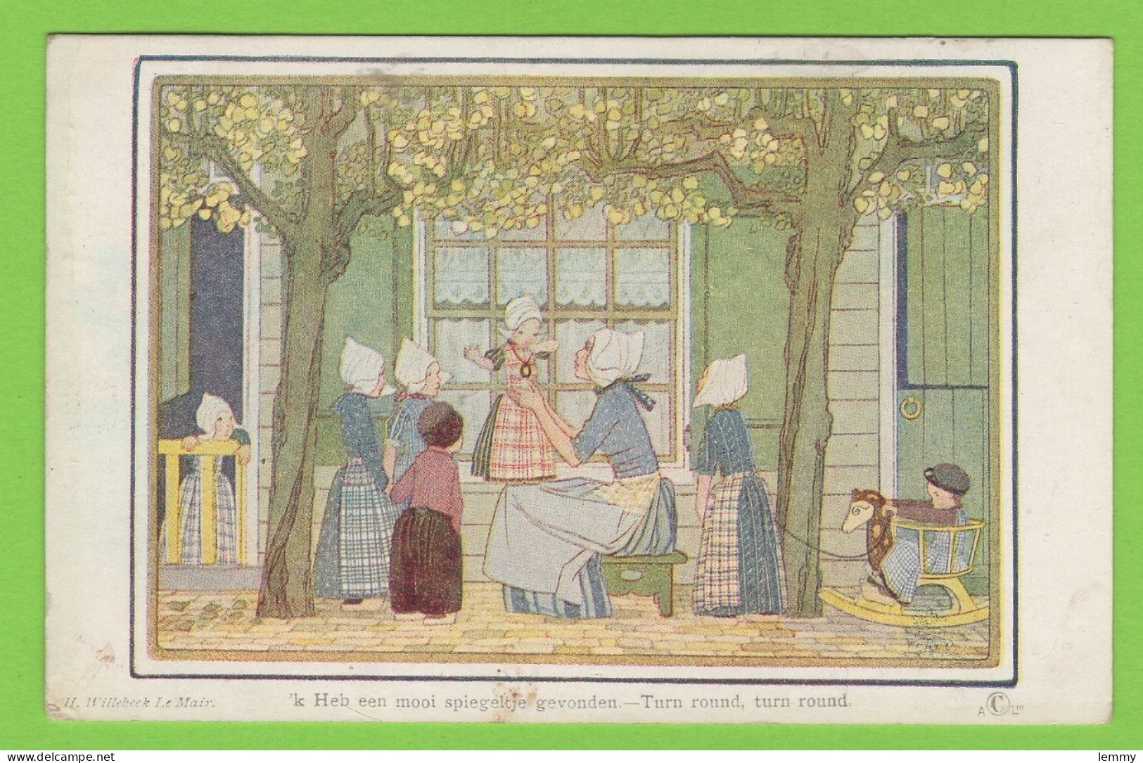 ENFANTS - ILLUSTRATEUR - H. WILLEBEEK LE MAIR - TURN ROUND... - MORE OLD NURSERY RHYMES - Augener - 1918 - Le Mair