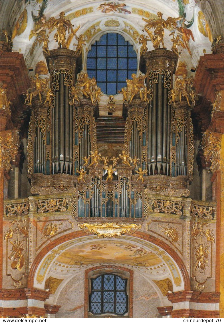 Stift Melk Orgel Der Stiftskirche Foto Baumgartner Graz CM 318 A10 - Melk