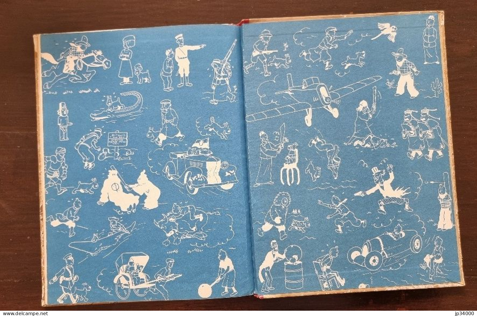 Hergé Tintin: L'étoile mystérieuse. B4. Edition originale 1950. Ed Casterman.(2)