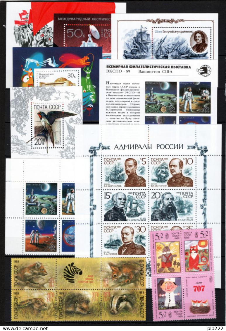 Russia 1989 Annata Completa / Complete Year Set **/MNH VF - Full Years
