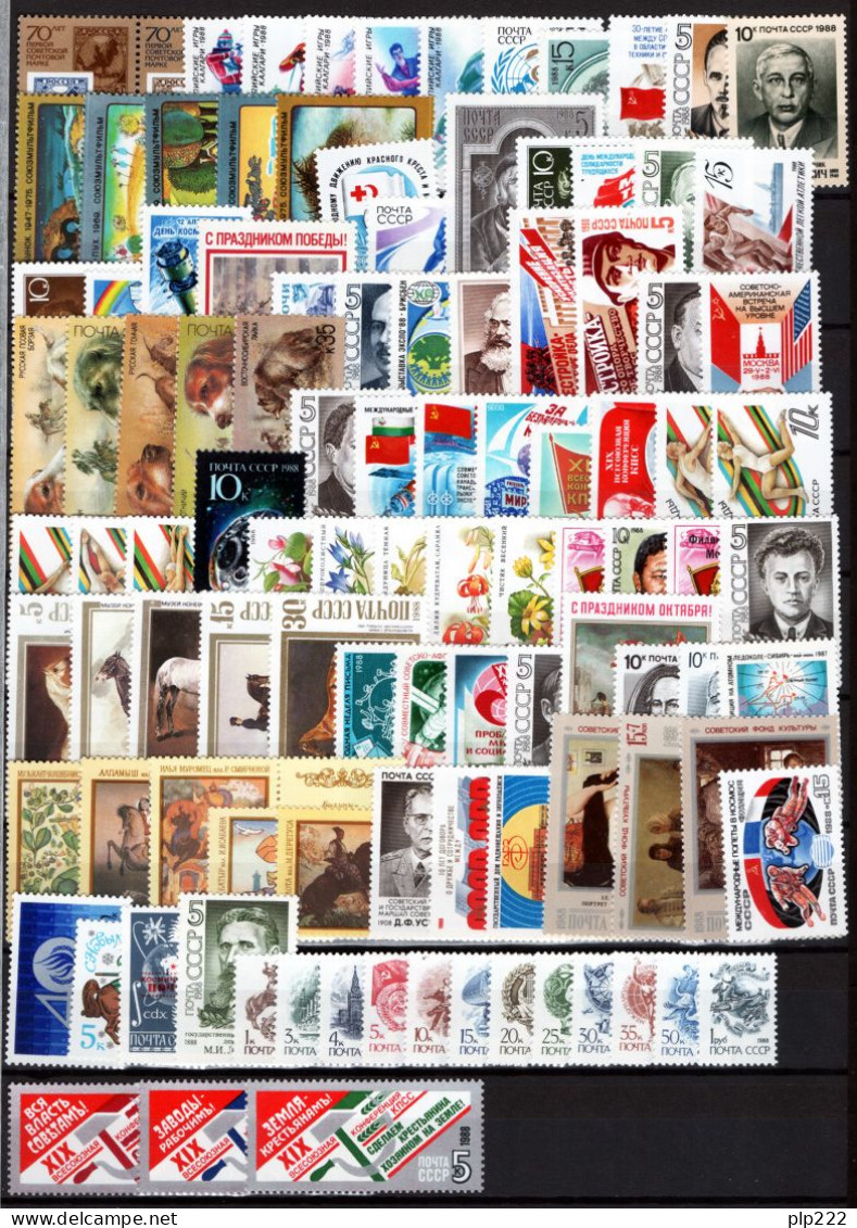 Russia 1988 Annata Completa / Complete Year Set **/MNH VF - Volledige Jaargang