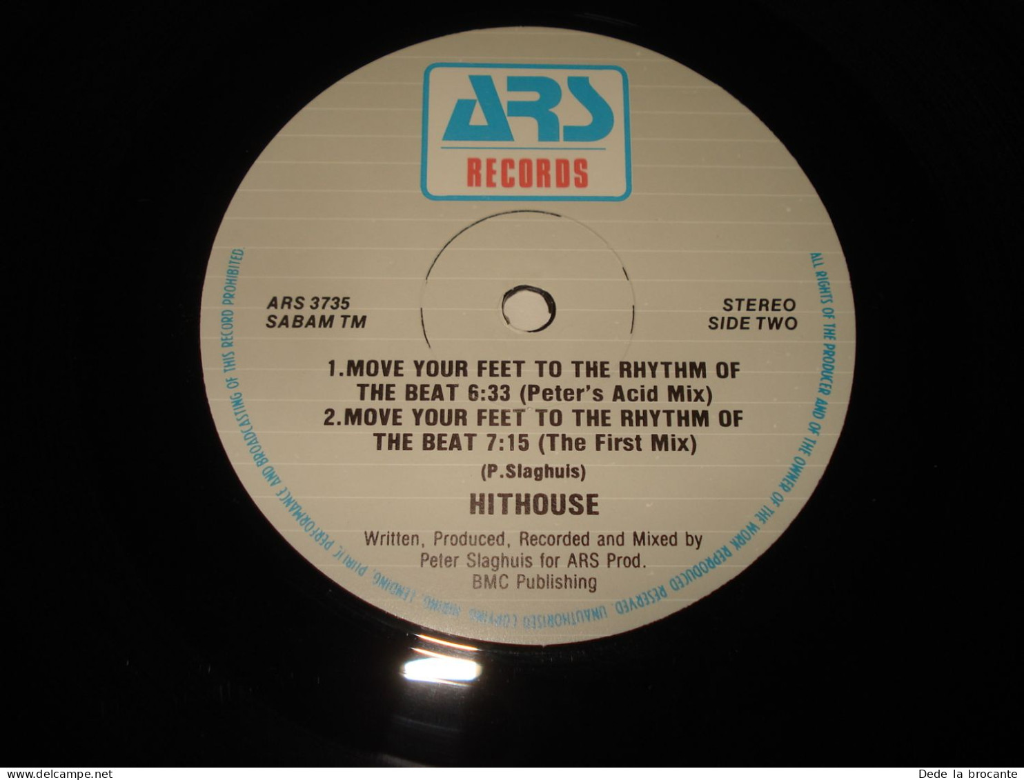 B13 / Hithouse Move Your Feet To The Rhythm - Maxi 33 T -  ARS 3735 - BE 1989  EX/EX - Spezialformate