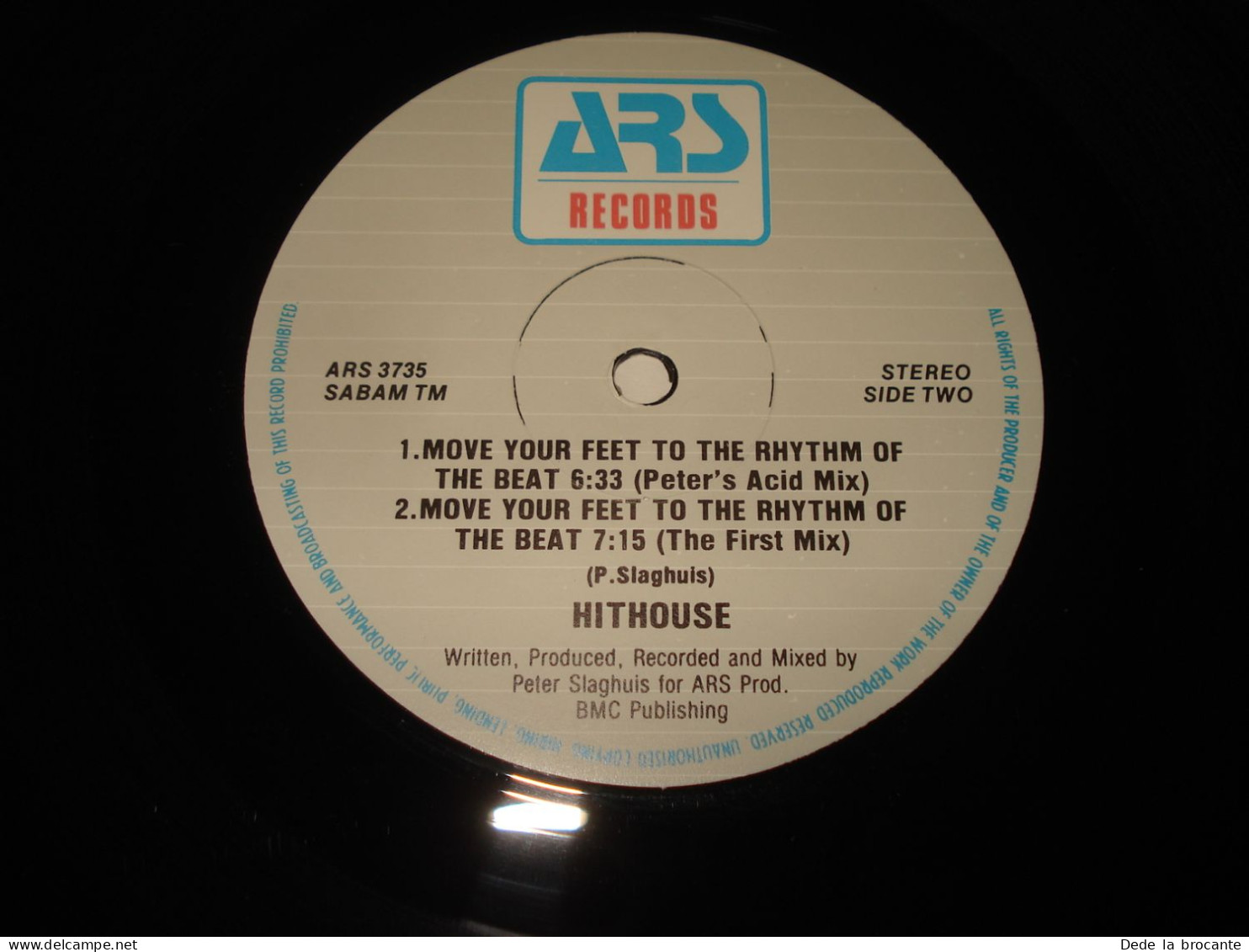 B13 / Hithouse Move Your Feet To The Rhythm - Maxi 33 T -  ARS 3735 - BE 1989  EX/EX - Special Formats
