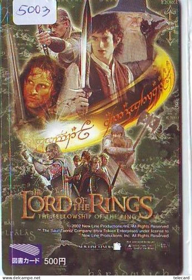 Télécarte Japon Film Cinéma * LORD Of The RINGS  * 5003 *  Japan Movie Phonecard * Telefonkarte  Japan * - Cine