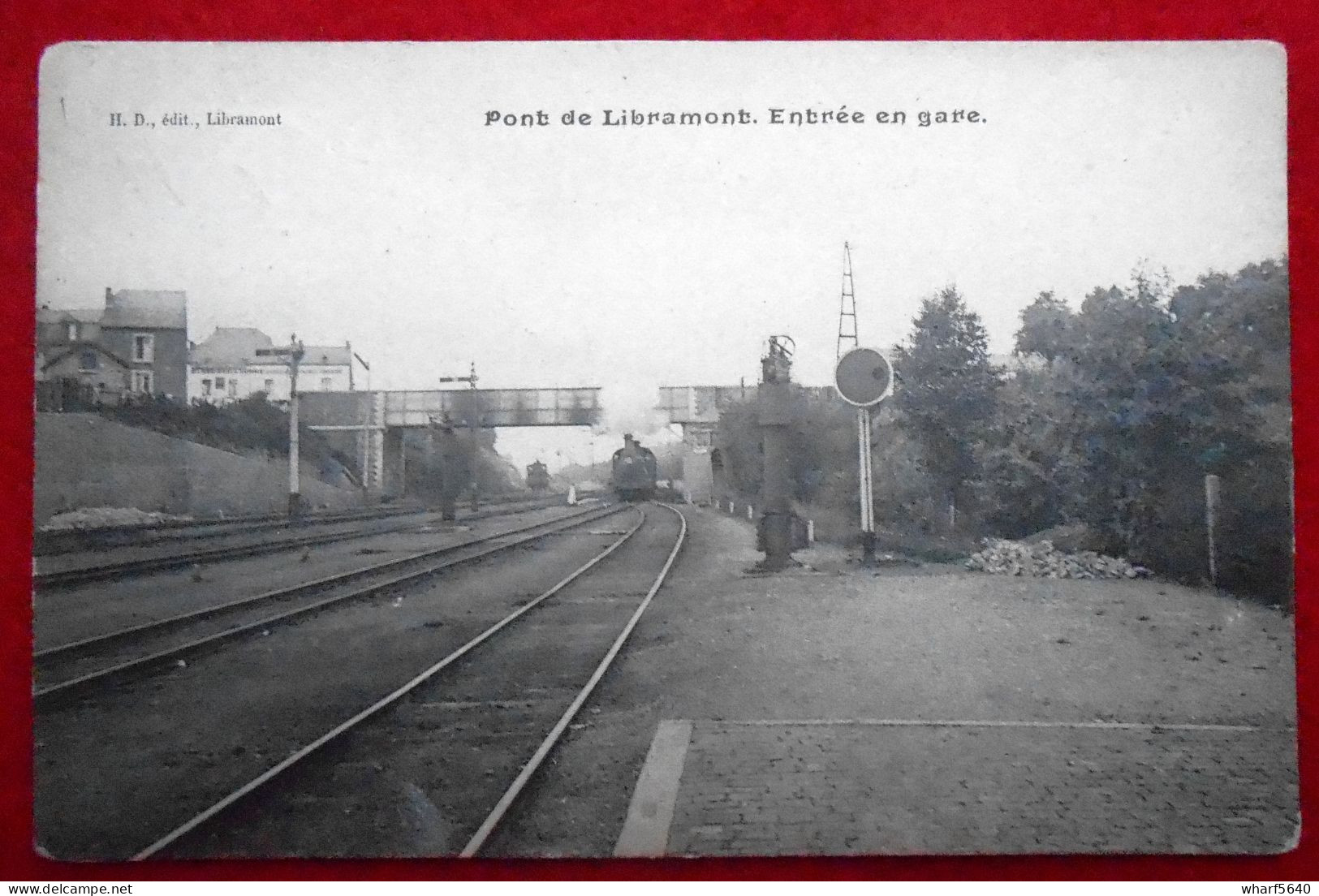 CPA 1905 Pont De Libramont. Entrée En Gare - Libramont-Chevigny