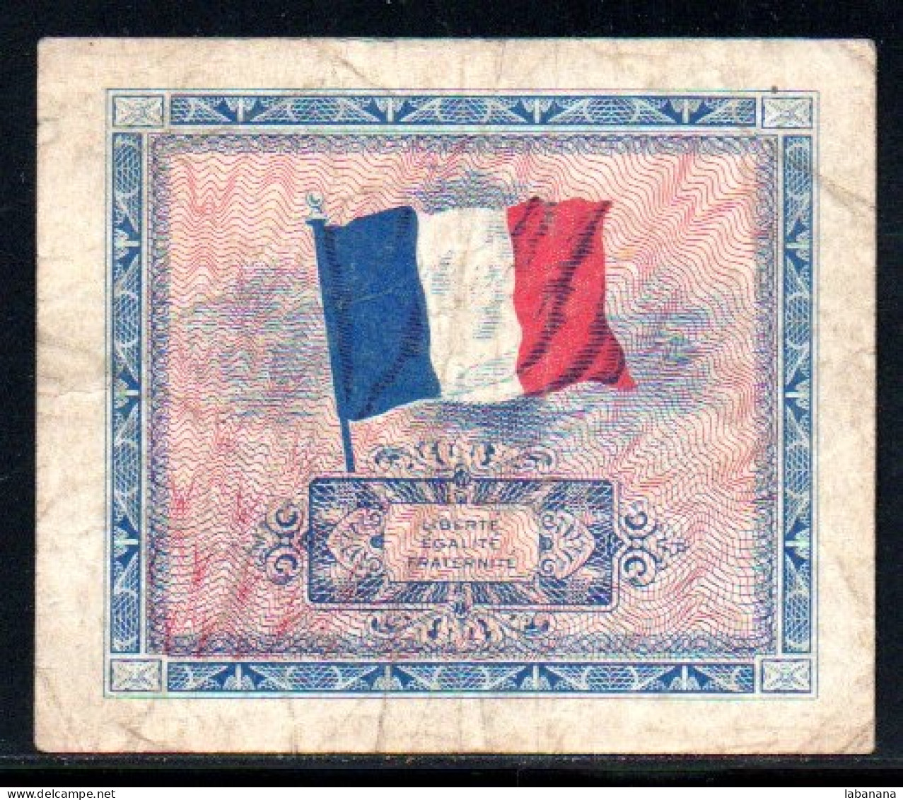 622-France Trésor 5fr 1944-138 - 1944 Drapeau/France