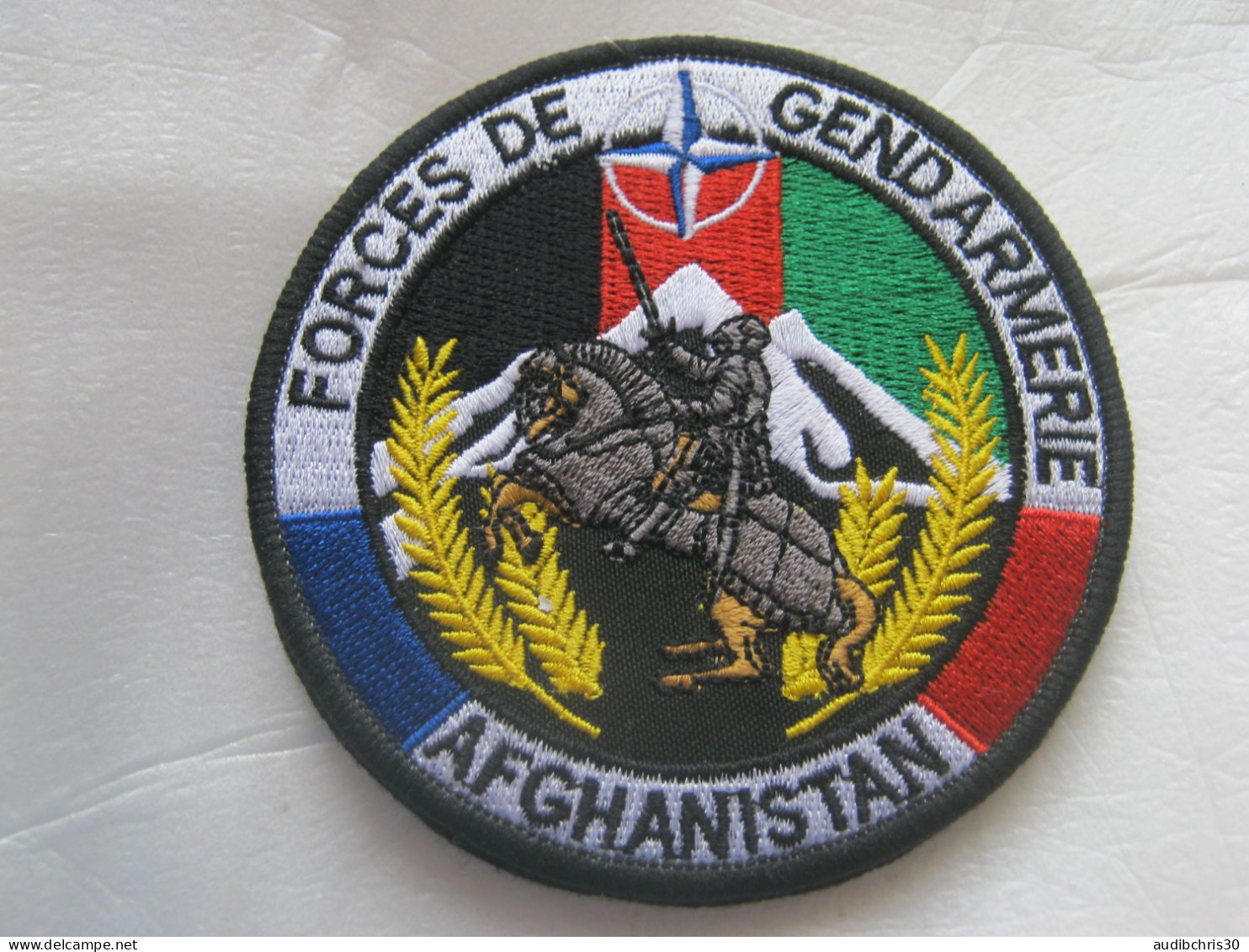 COLLECTION FORCE DE GENDARMERIE OPEX PAMIR AFGHANISTAN SUR SCRATCH 100MM - Polizia