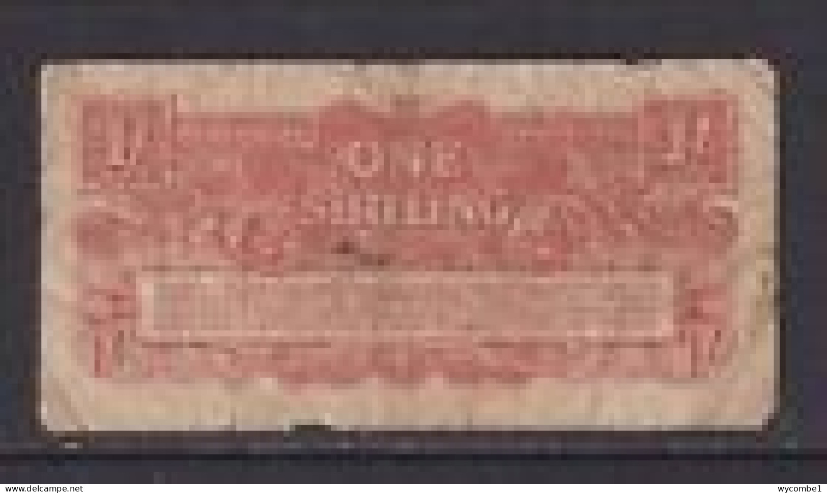 GREAT BRITAIN - 1948 British Armed Forces 1 Shilling Circulated Banknote (1) - Autoridad Militar Británica