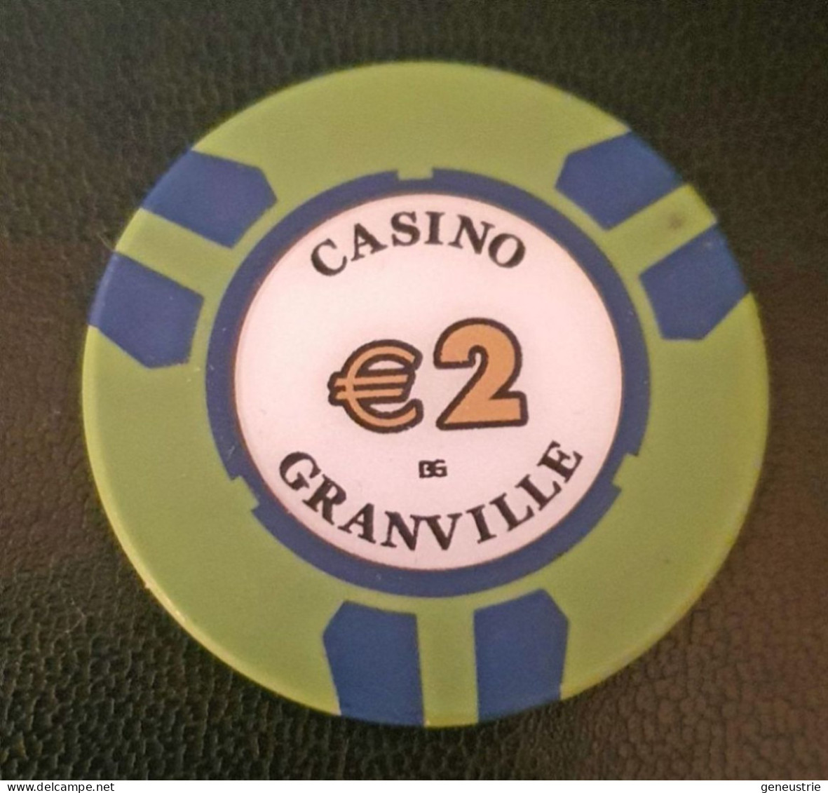 Jeton De Jeu De 2 Euro "Casino De Granville - €2" Manche - Normandie - Casino