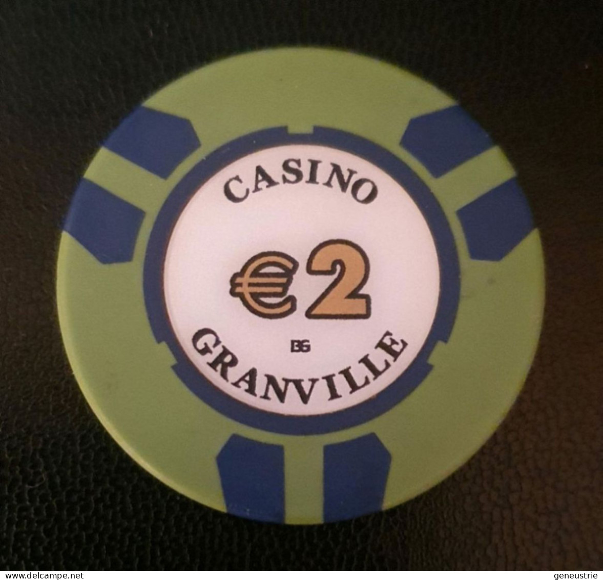 Jeton De Jeu De 2 Euro "Casino De Granville - €2" Manche - Normandie - Casino