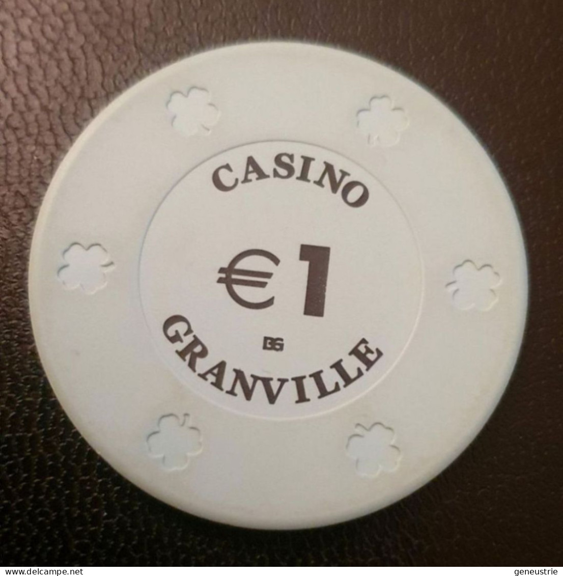 Jeton De Jeu De 1 Euro "Casino De Granville - €1" Manche - Normandie - Casino