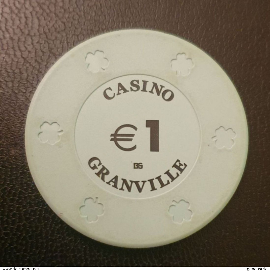 Jeton De Jeu De 1 Euro "Casino De Granville - €1" Manche - Normandie - Casino
