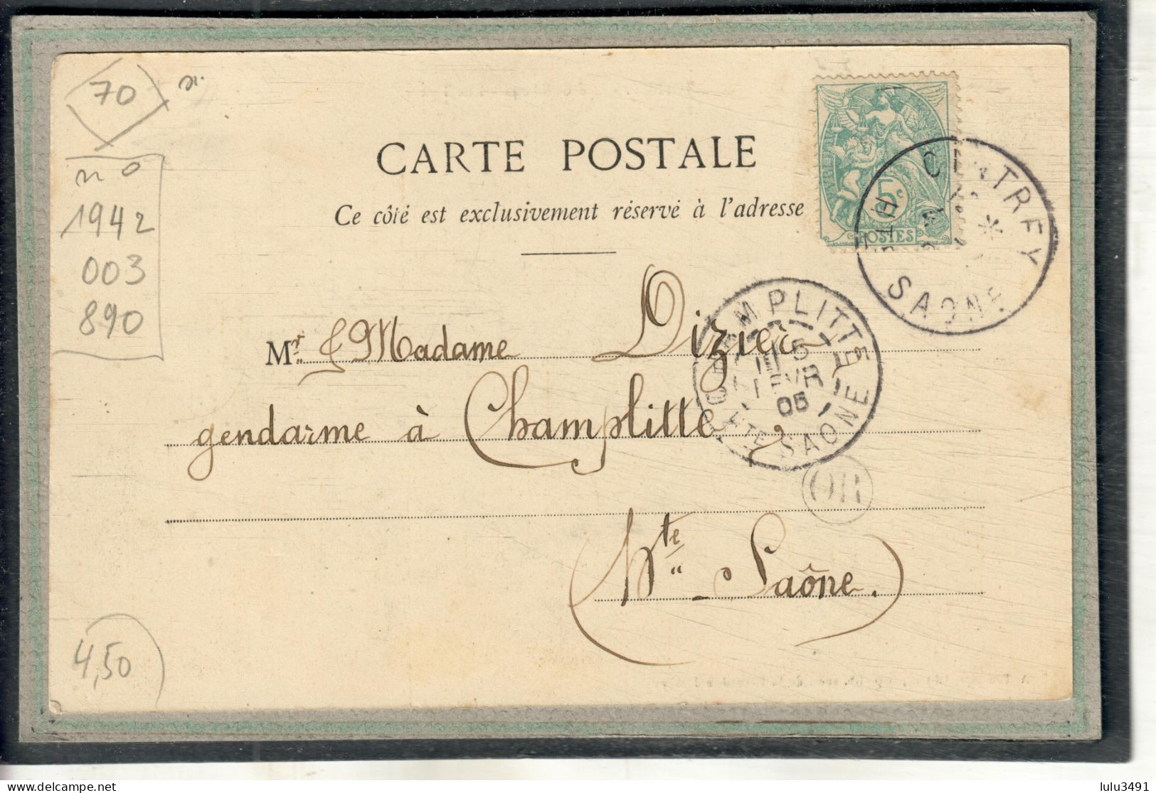 CPA - JUSSEY (70) - Aspect De La Rue Gambetta Et De La Rue Thiers En 1904 - Jussey