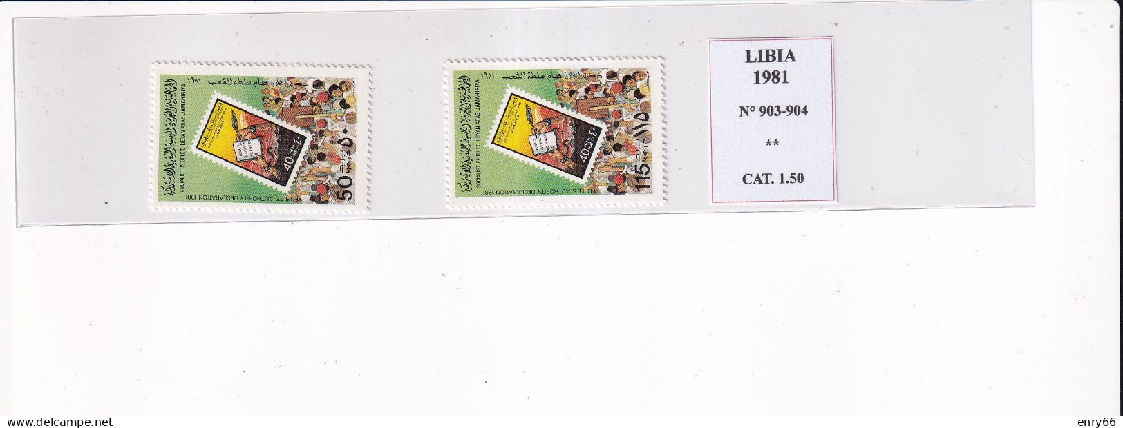 LIBIA 1981 N°903-904 MNH - Libia