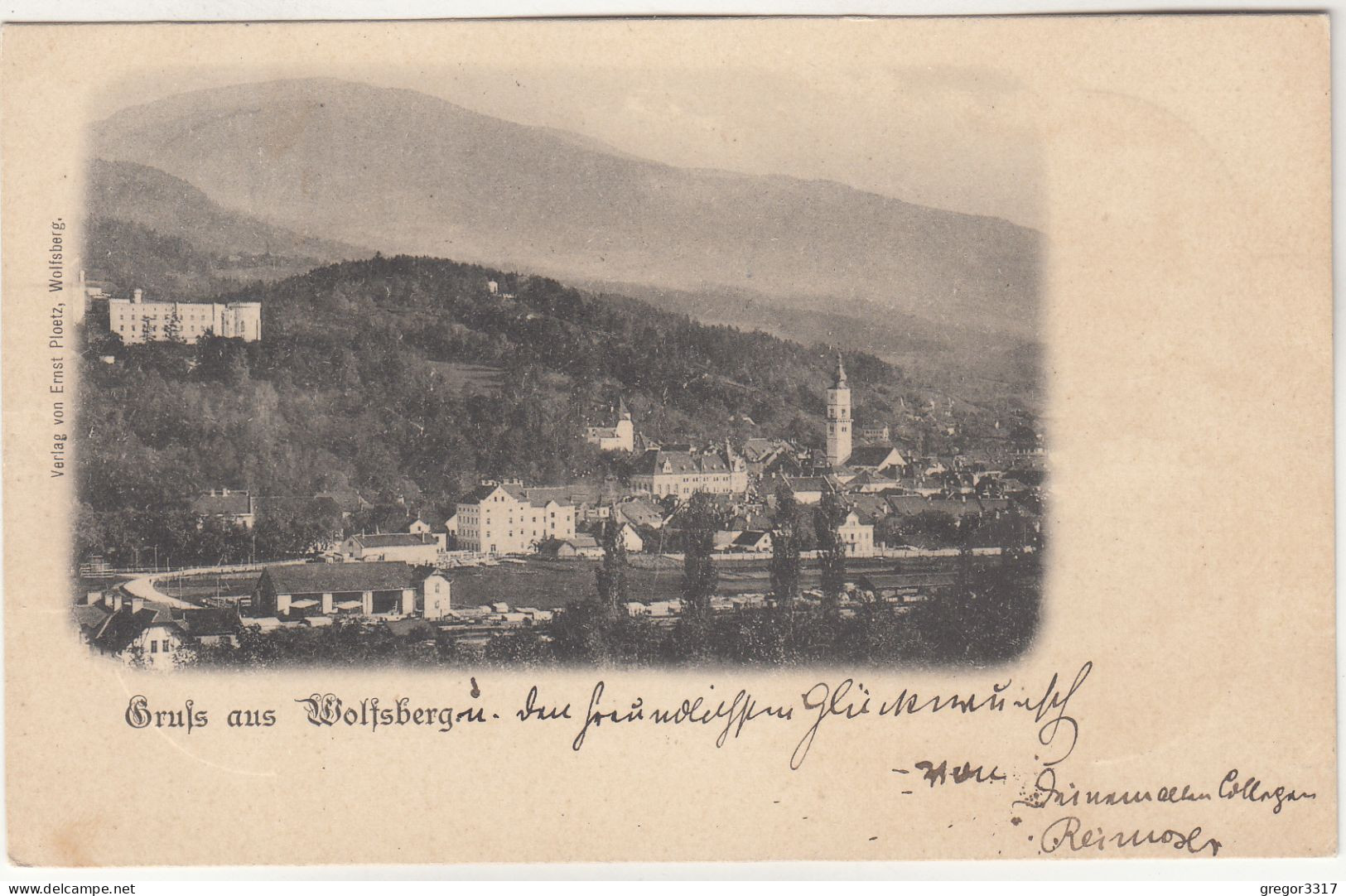 E2157)  GRUSS Aus WOLFSBERG - 1898 !! - Wolfsberg