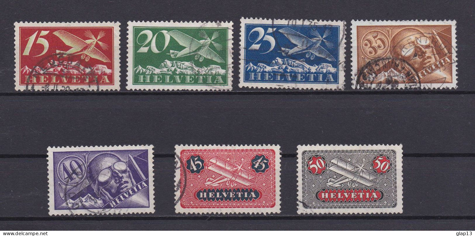 SUISSE 1923 PA N°3/9 OBLITERE - Used Stamps