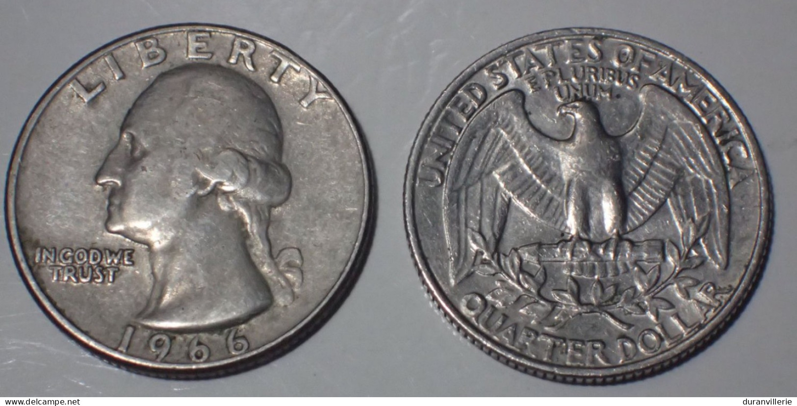 1966 - Etats Unis - USA - QUARTER DOLLAR, Washington, KM 164a - 1932-1998: Washington