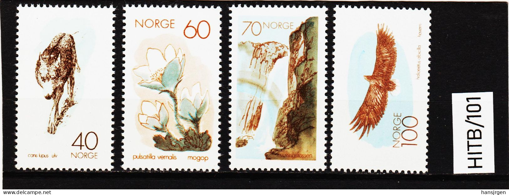 HITB/101 NORWEGEN 1970  Michl 602/05 ** Postfrisch ZÄHNUNG SIEHE ABBILDUNG - Unused Stamps