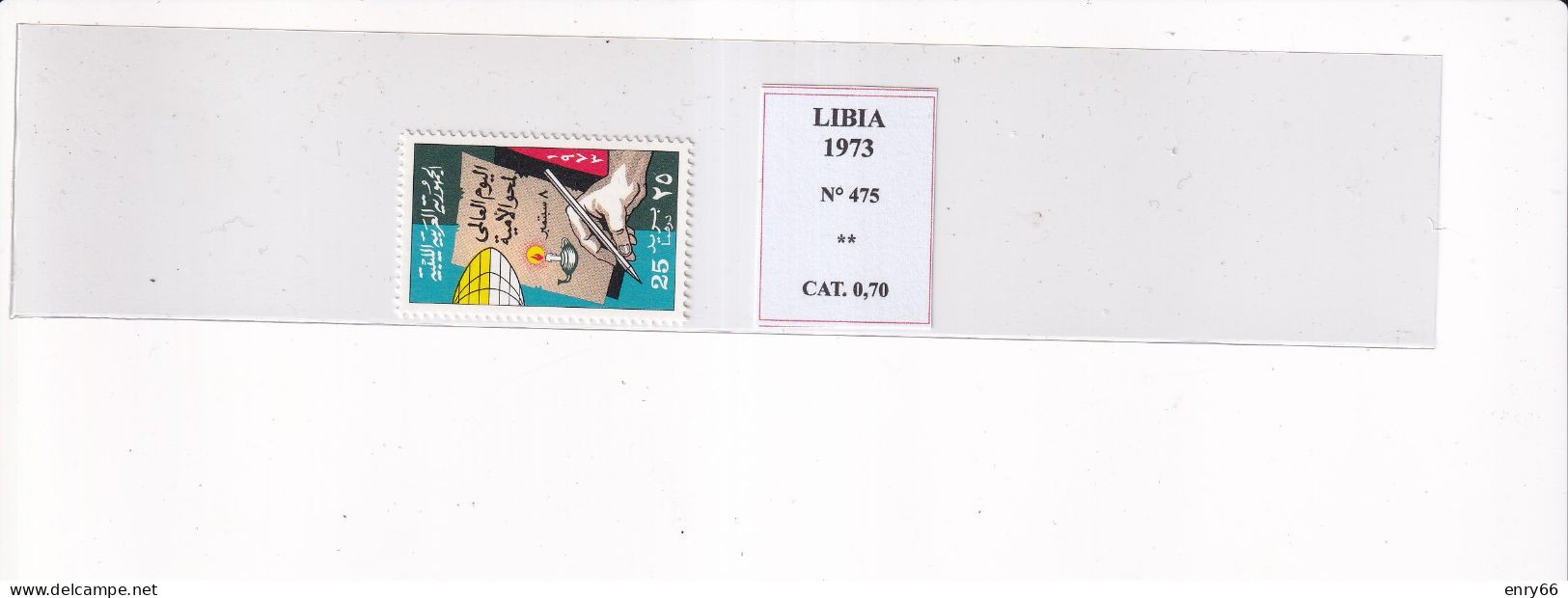 LIBIA 1973 N°475 MNH - Libia