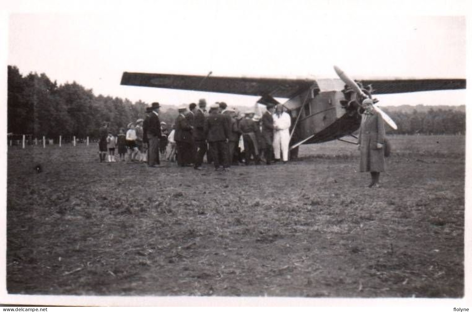 Aviation - 4 Photos Anciennes - Aérodrome Liancourt 1933 - Aviateurs LEMOIGNE , CAVALLI - Avion Marcel BLOCH - 4,5x7 Cm - Aviatori