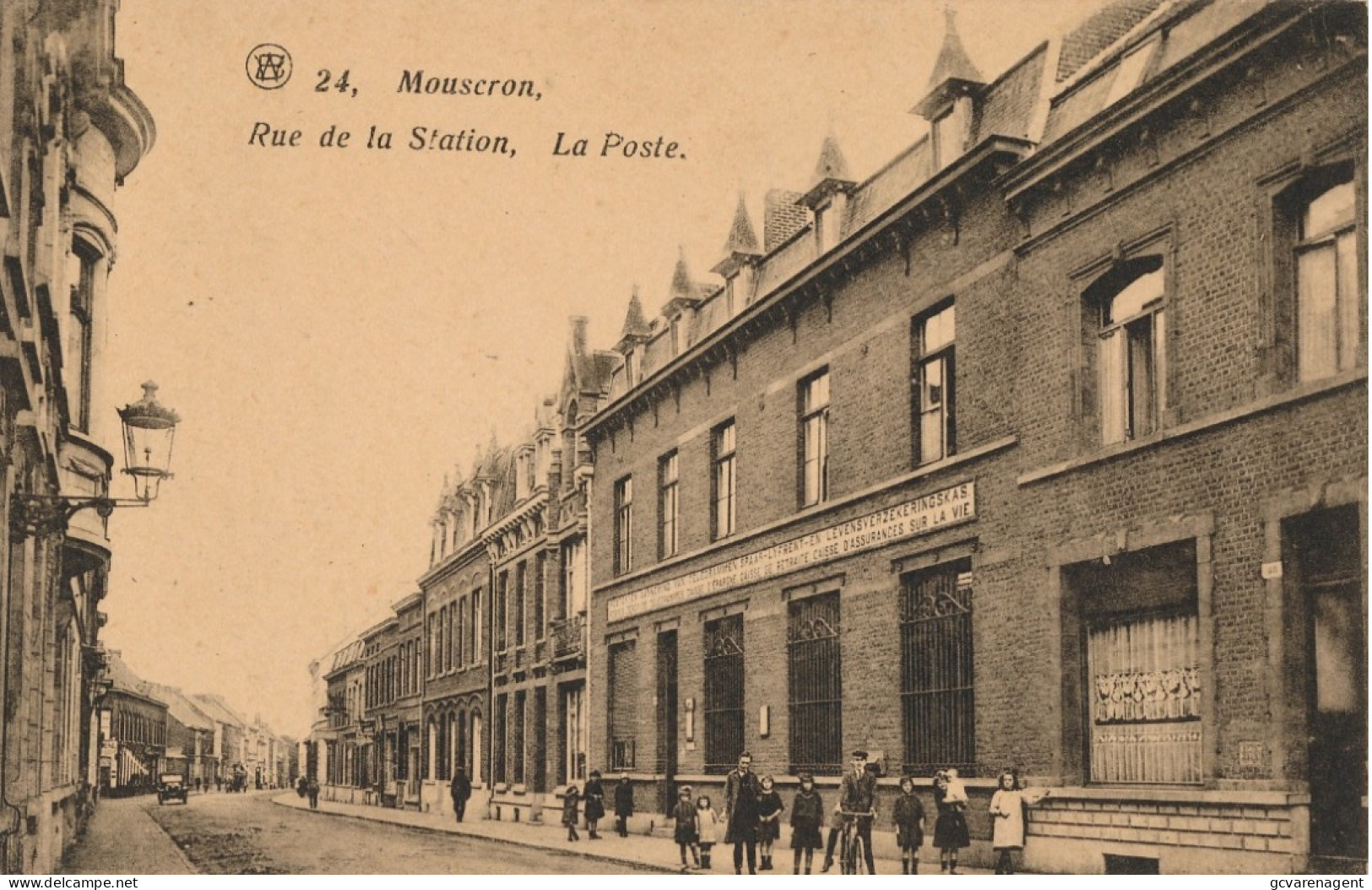 MOUSCRON  RUE DE LA STATION  LA POSTE            ZIE SCANS - Mouscron - Moeskroen