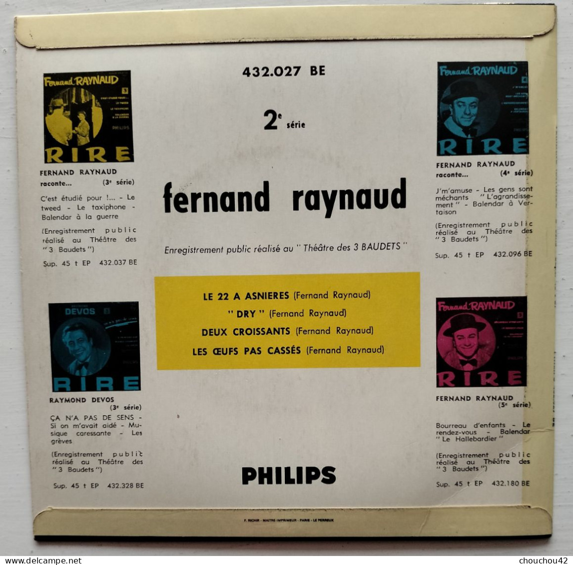 Fernand Raynaud - Humor, Cabaret