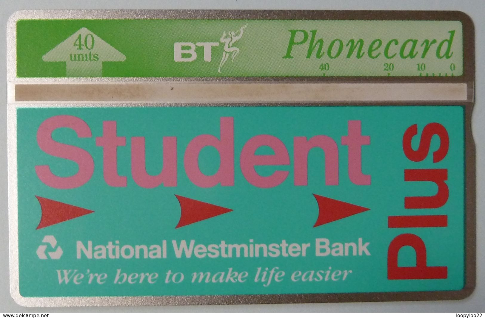 UK - Great Britain - BT & Landis & Gyr - BTP109 - Natwest Student Plus - 246A - 6244ex - Mint - BT Edición Privada