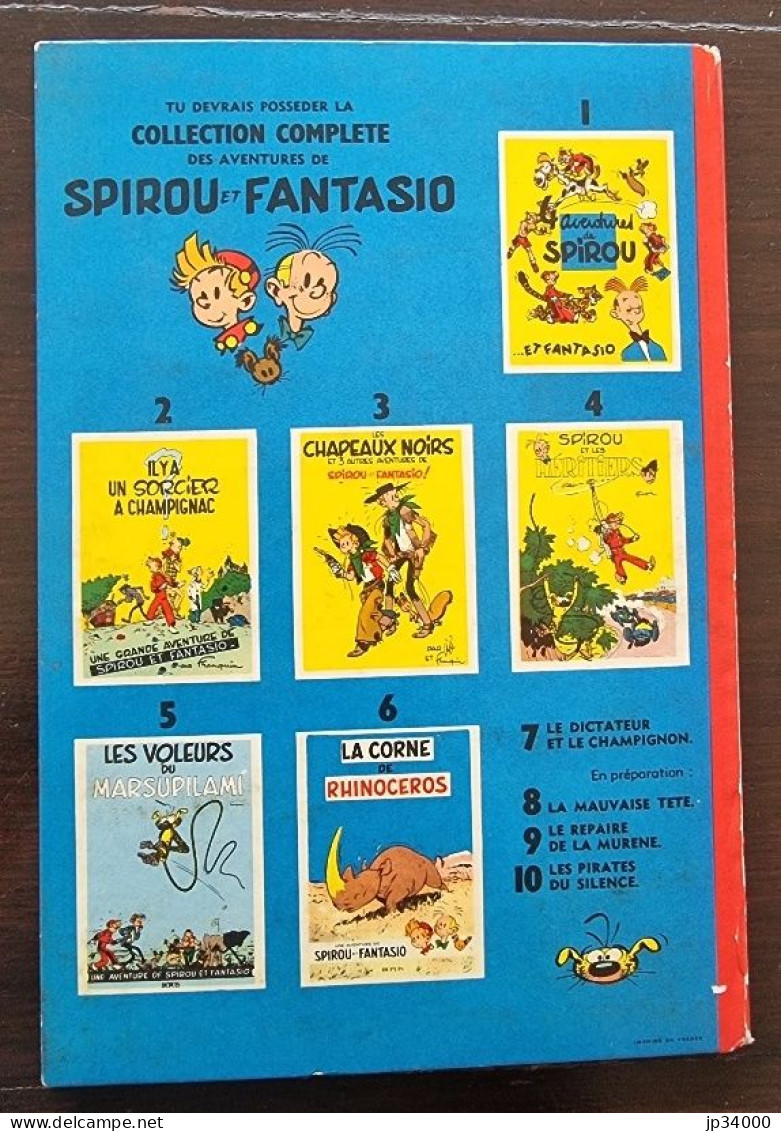 SPIROU Et FANTASIO: Le Dictateur Et Le Champignon (Dupuis EO Française 1956) (3) - Spirou Et Fantasio