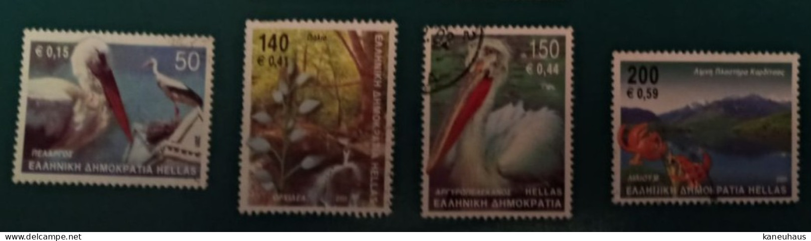 2001 Michel-Nr. 2072/2074/2075/2076 Gestempelt - Used Stamps
