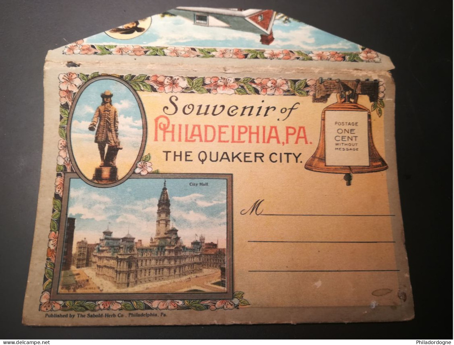 CPA - (Etats Unis) Souvenir Of Philadelphia PA - The Quaker City - Carnet De 18 Vues - Philadelphia