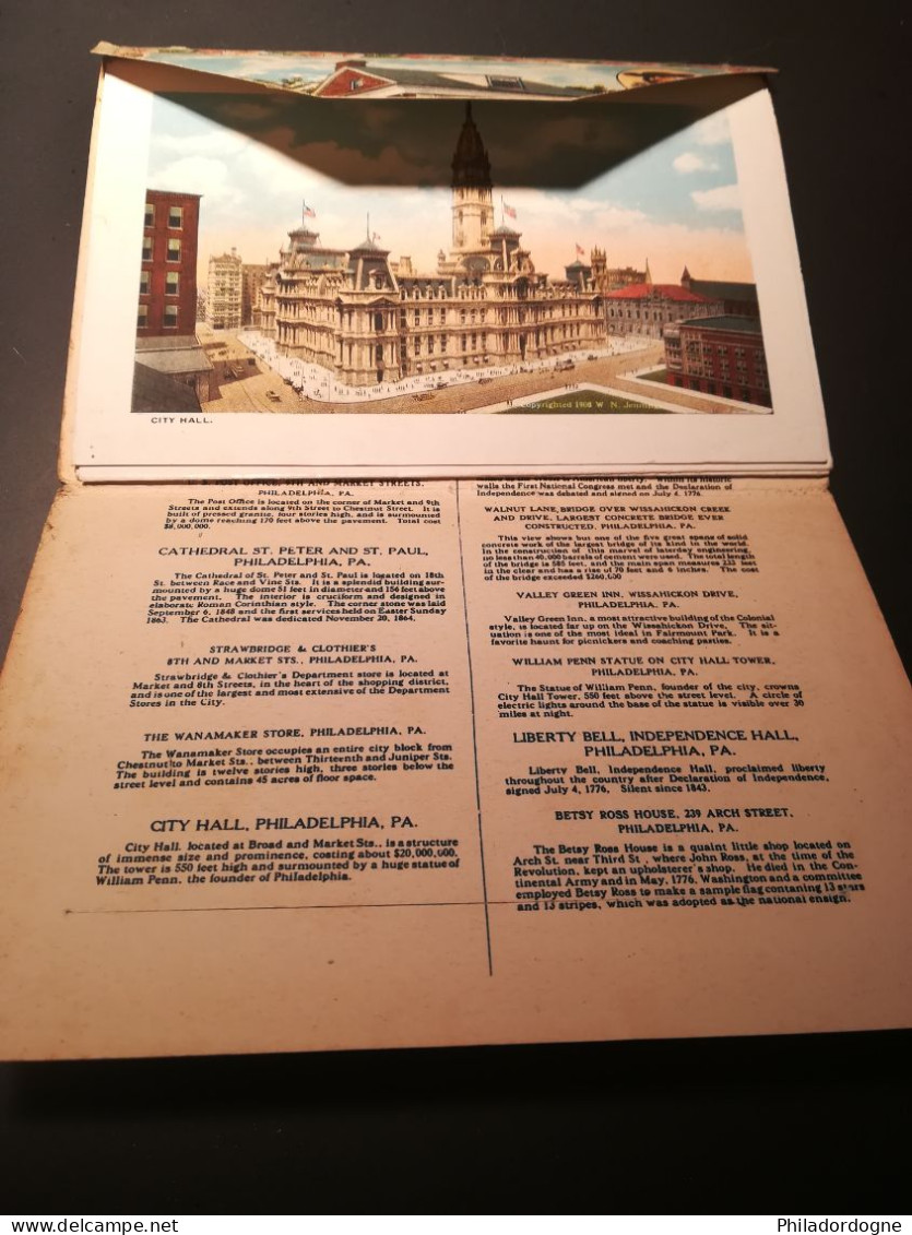 CPA - (Etats Unis) Souvenir Of Philadelphia PA - The Quaker City - Carnet De 18 Vues - Philadelphia