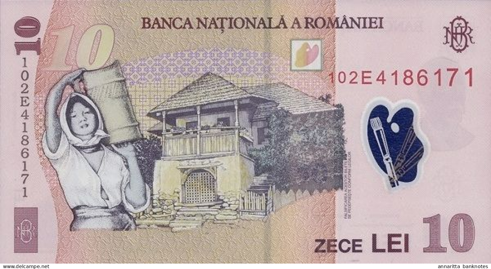 Romania 10 Lei 2008 (2010), UNC (P-119f, B-281c) - Roumanie